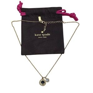 Kate Spade Spot the Spade Goldtone Necklace